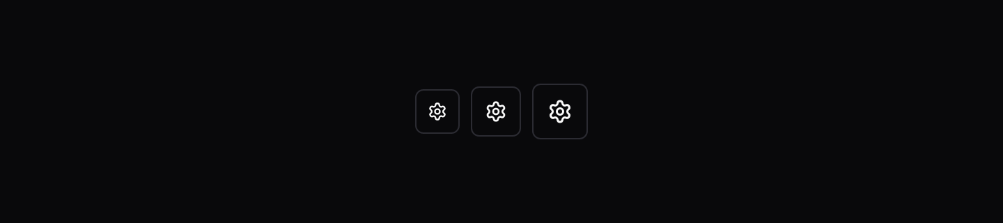Sizes: Small, medium and large squares.