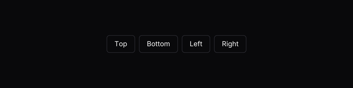 Positions: The bubble on each side of its element.