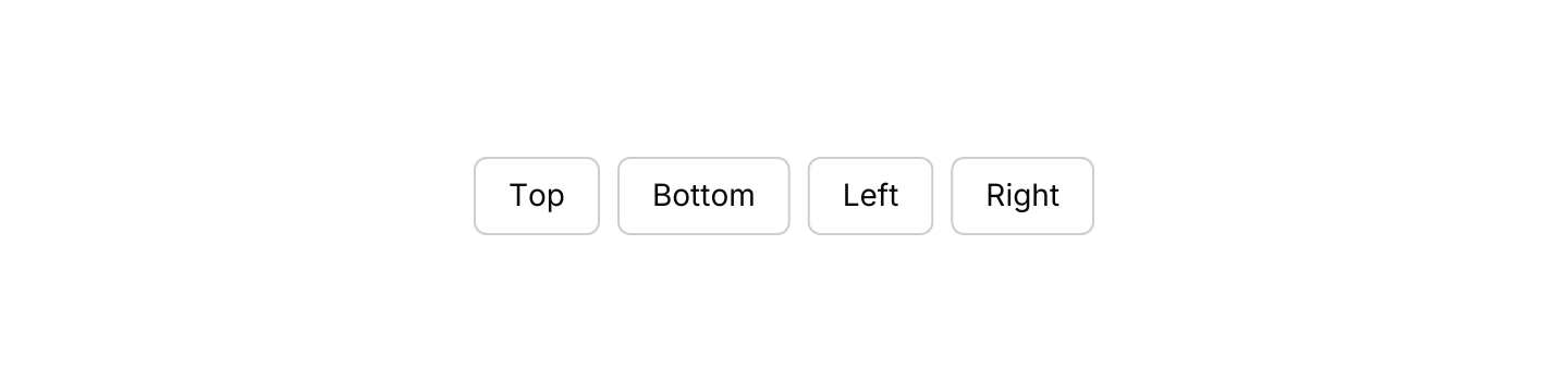 Positions: The bubble on each side of its element.
